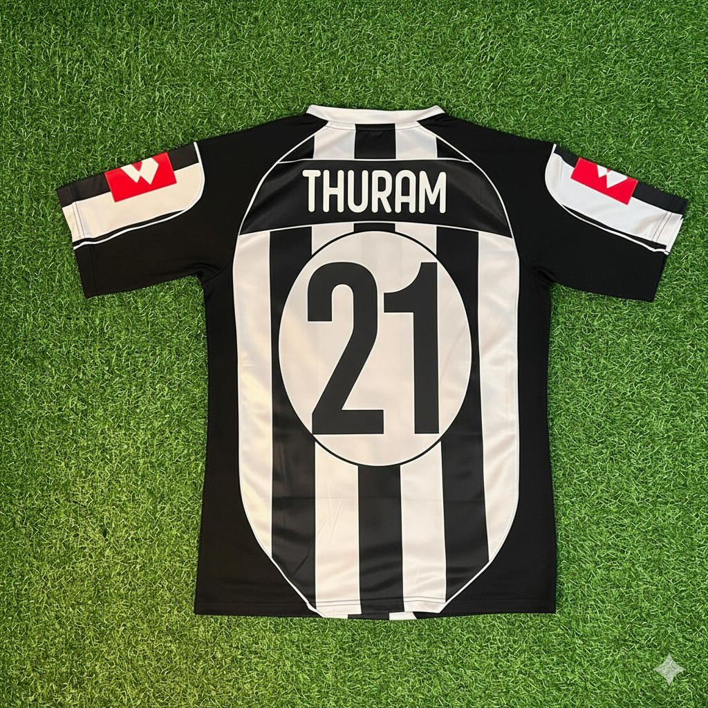 Lilian Thuram Juventus 2002 2003 Retro Football Jersey
