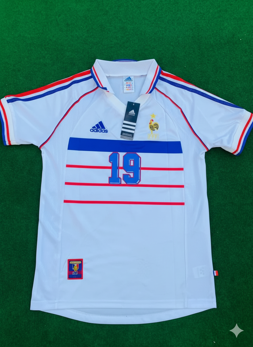 Claude Makelele France 1998 World Cup Retro Jersey Maillot Trikot