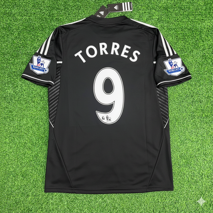 Fernando Torres Chelsea 2013-14 Black Retro Football Jersey Kit