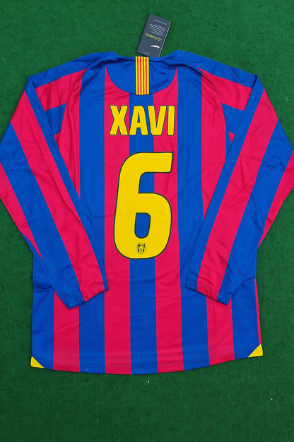 Xavi Hernandez Barcelona 2014 Retro Jersey