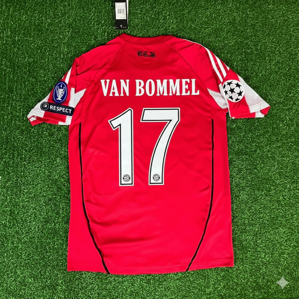 Mark van Bommel Bayern Munich 2010/11 Home Jersey Trikot