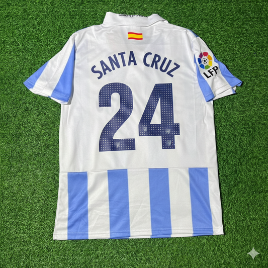Roque Santa Cruz Málaga CF 2012/13 Retro Home Football Jersey Kit