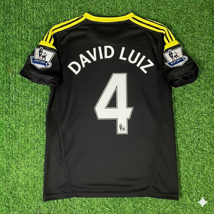 David Luiz Chelsea 2012 2013 Black Blue Retro Kit Jersey Trikot Maglia Maillot Soccer Shirtı