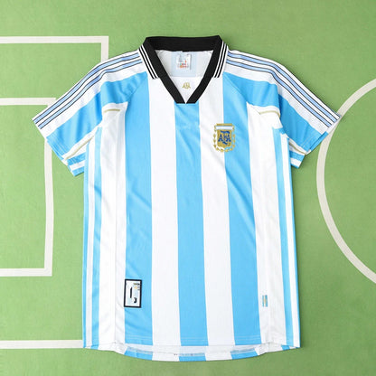 Argentina 1988 Season Home Retro Jersey Trikot Soccer Shirt