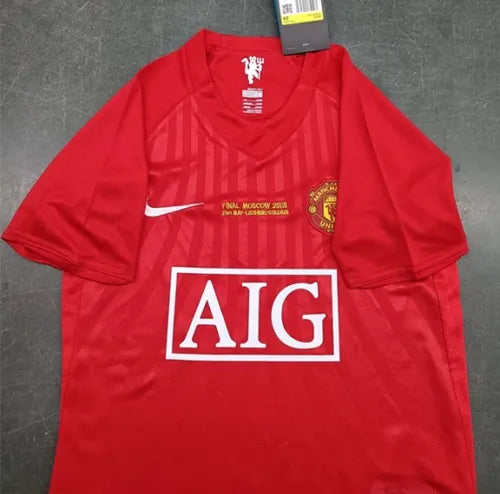 Manchester United 2009 Moscow Final Kids Children Home Jersey