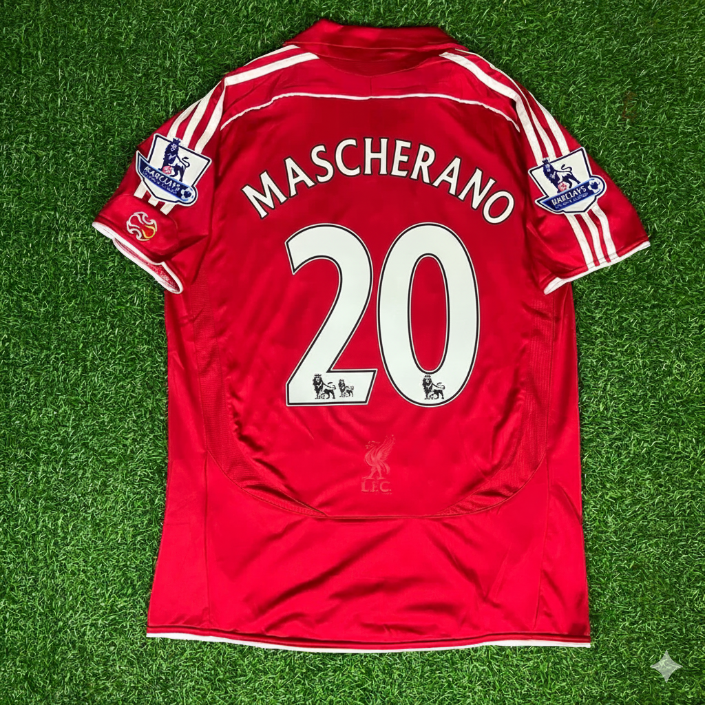 Javier Mascherano Liverpool 2007/08 Premier League Jersey Trikot Maillot