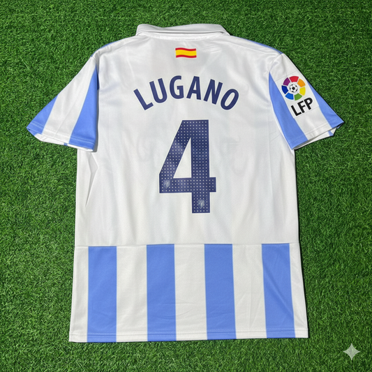 Diego Lugano Málaga CF 2012/13 Retro Home Football Jersey Kit