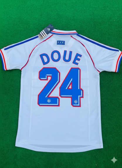 Desire Doue France 1998 World Cup Retro Jersey Maillot Trikot