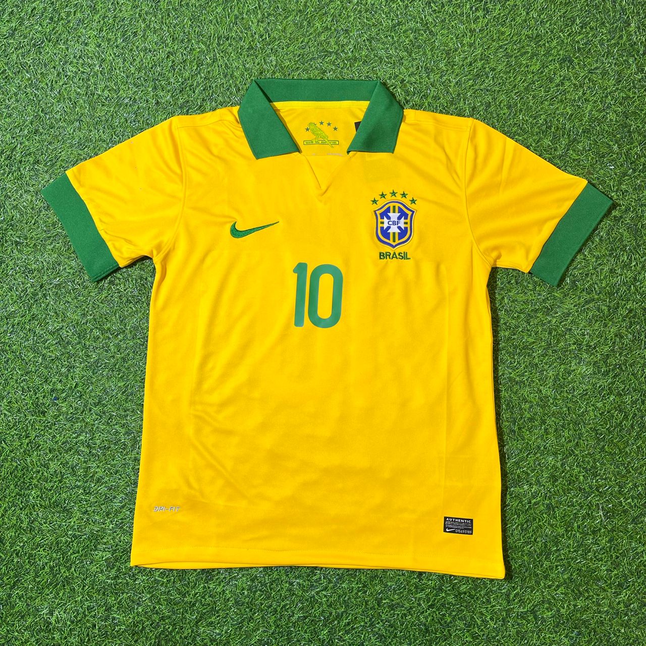 Neymar Jr. Brasilien Retro-Fußballtrikot