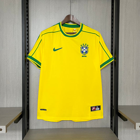 Ronaldo Nazario Brazil 1998 World Cup Retro Football Jersey