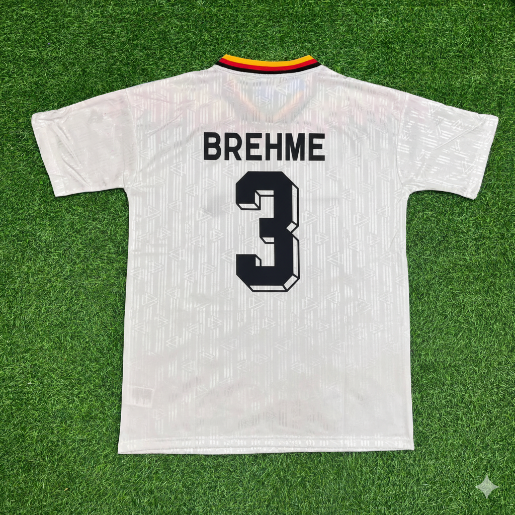 Andreas Brehme Deutschland 1994 Weltmeisterschaft Retro Football Jersey Kit