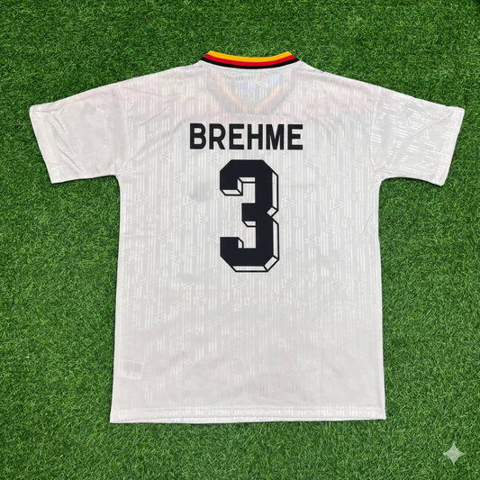 Andreas Brehme Deutschland 1994 Weltmeisterschaft Retro Football Jersey Kit