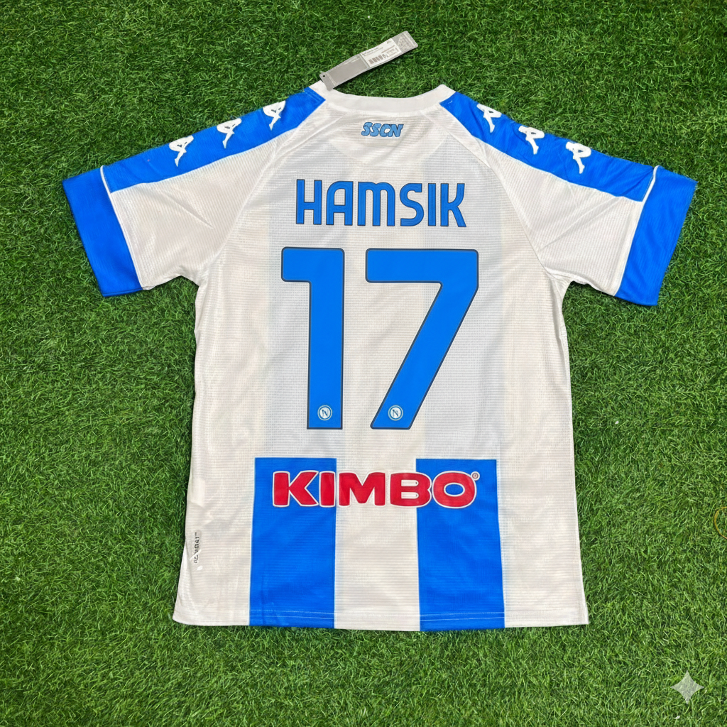 Marek Hamsik Napoli 2020/2021 Home Football Jersey Kit