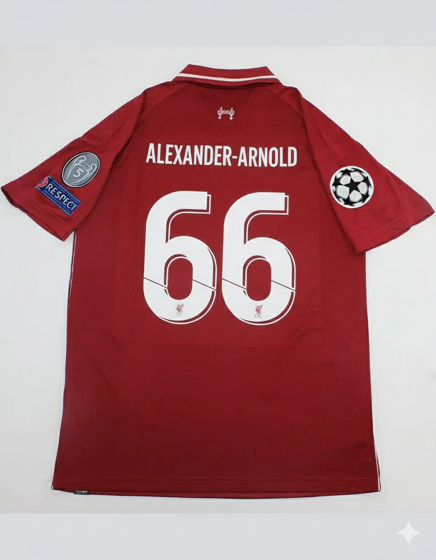 Trent Alexander-Arnold Liverpool 2019 CL Final Retro Kit Jersey Trikot Maillot Maglia