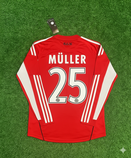 Thomas Müller FC Bayern Munich 2010/11 Red Retro Trikot Jersey Trikot Soccer Shirt