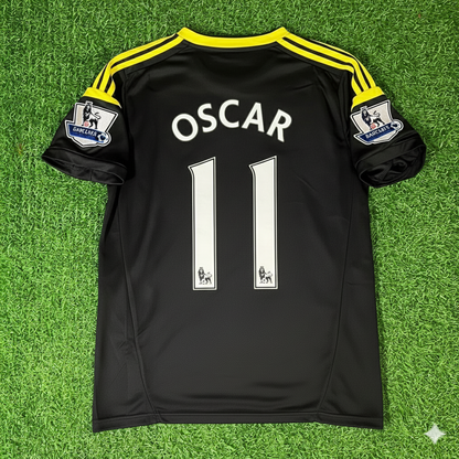 Oscar Chelsea 2012 2013 Black Blue Retro Kit Jersey Trikot Maglia Maillot Soccer Shirt