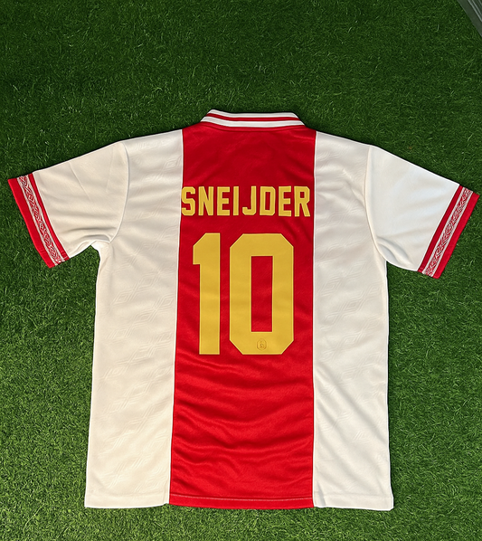 Wesley Sneijder Ajax rétro maillot d'impression doré maillot de football Trikot