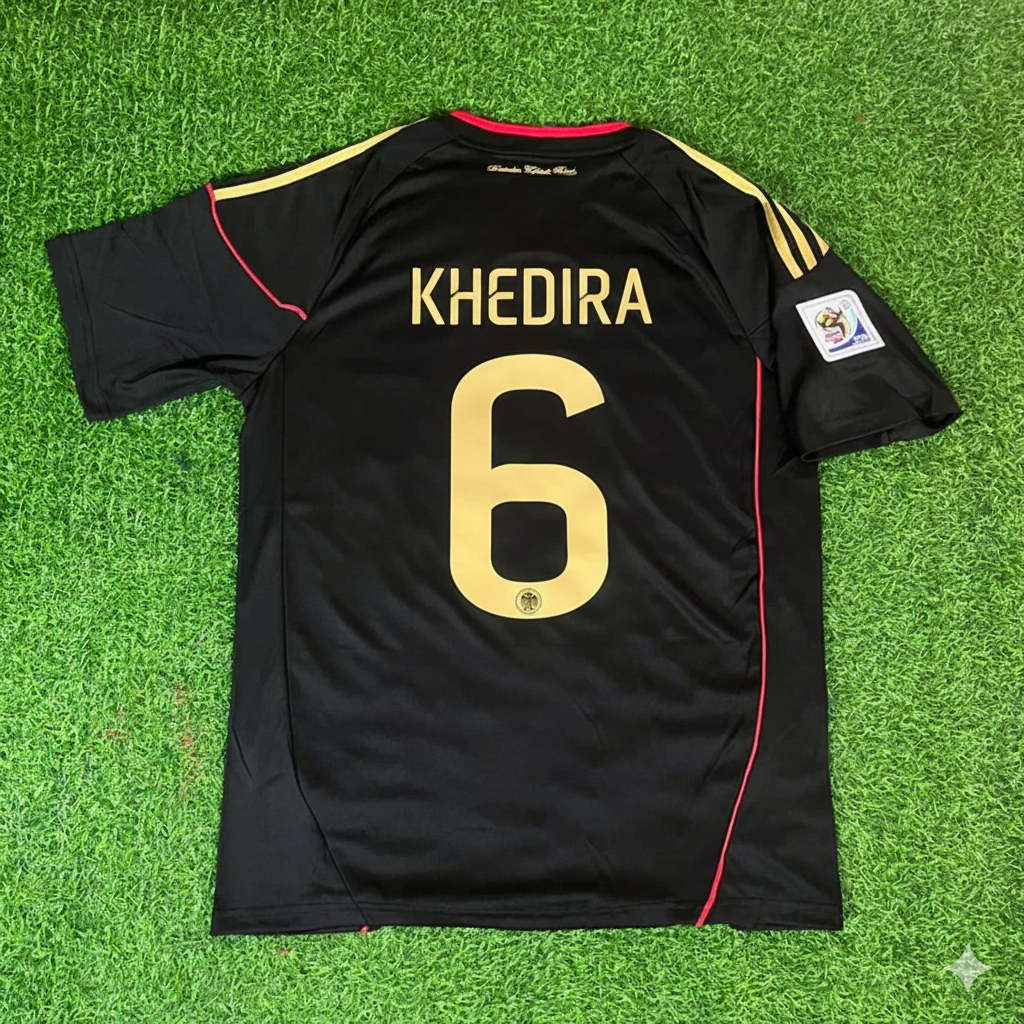 Sami Khedira - Germany Deutschland 2010 World Cup Black Jersey Trikot