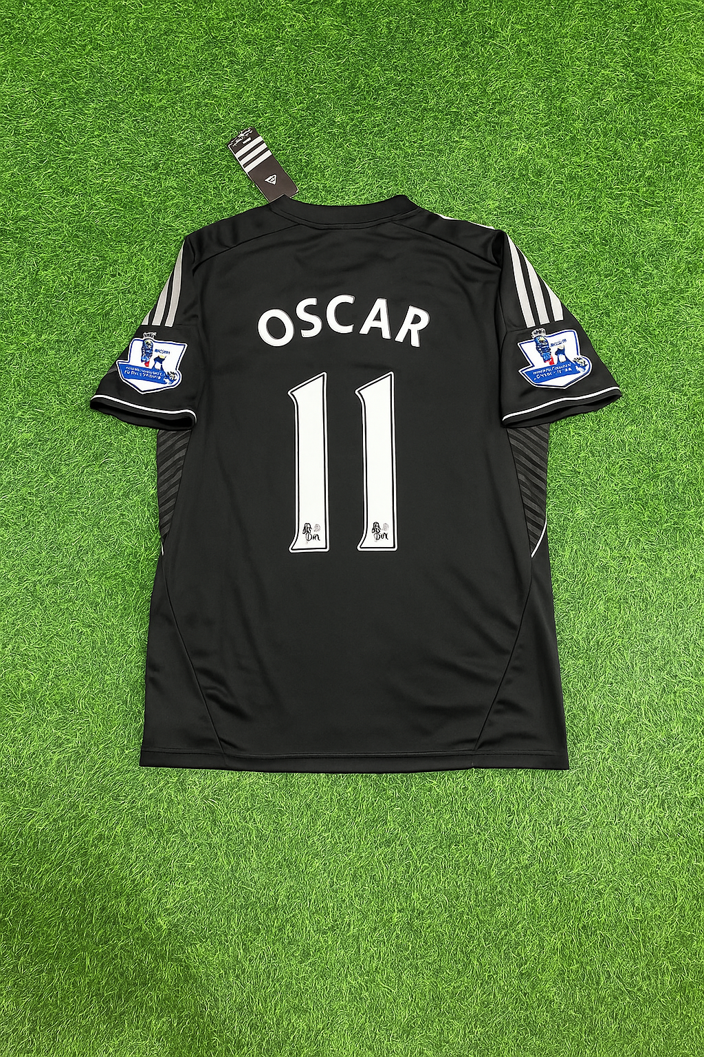 Oscar Chelsea 2013-14 Black Retro Football Jersey Kit