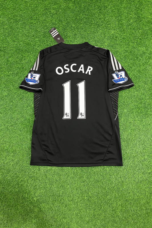 Oscar Chelsea 2013-14 Black Retro Football Jersey Kit