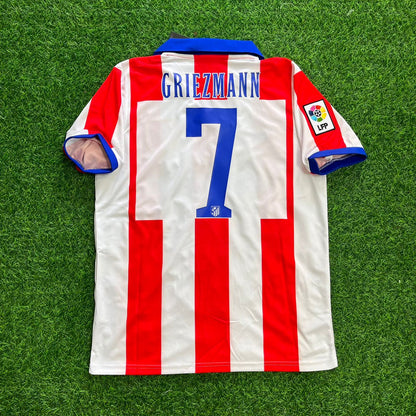 Antoine Griezmann 7 Atlético Madrid Home 2014/15 Retro Kit Trikot Jersey Maillot Soccer Shirt
