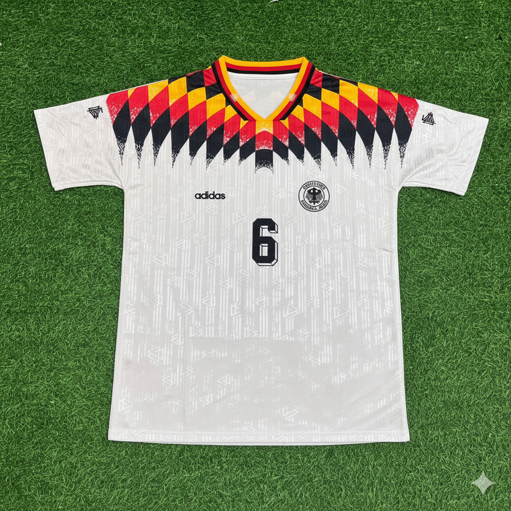 Guido Buchwald Deutschland 1994 Weltmeisterschaft Retro Football Jersey Kit