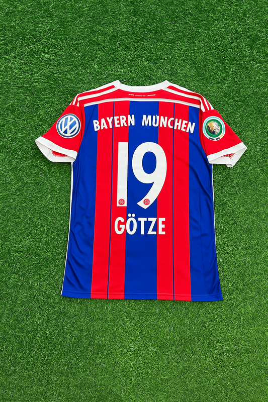 Mario Götze Bayern Munich 2014-2015 Trikot Kit Jersey Soccer Shirt