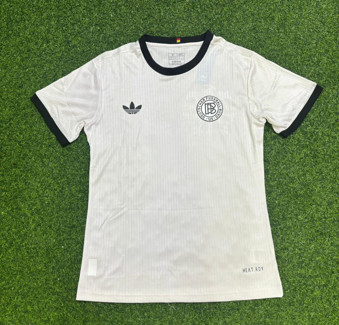 Andreas Brehme Germany 125 Year Special White Football Jersey