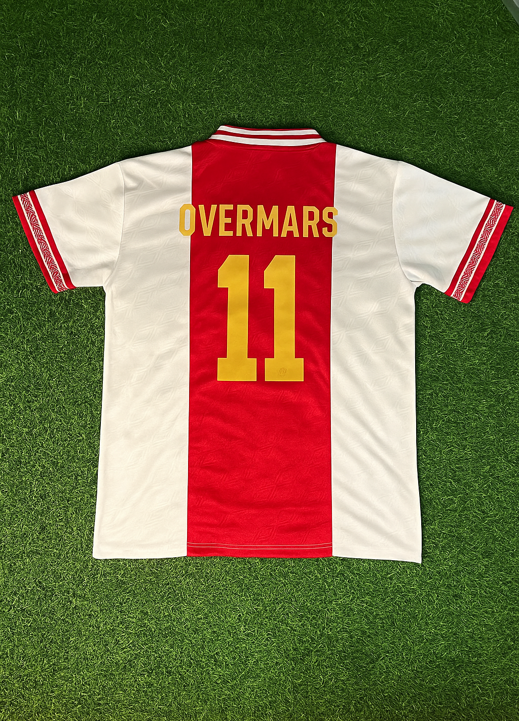 Marc Overmars Ajax rétro maillot d'impression doré maillot de football Trikot