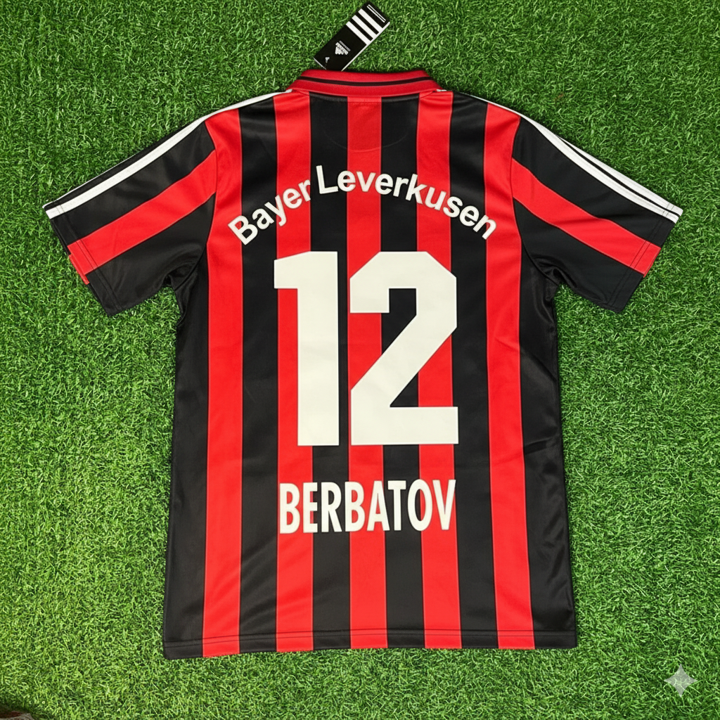Dimitar Berbatov Bayer 04 Leverkusen 2001-2002 Heimtrikot | Retro Kit | Trikot Soccer Shirt