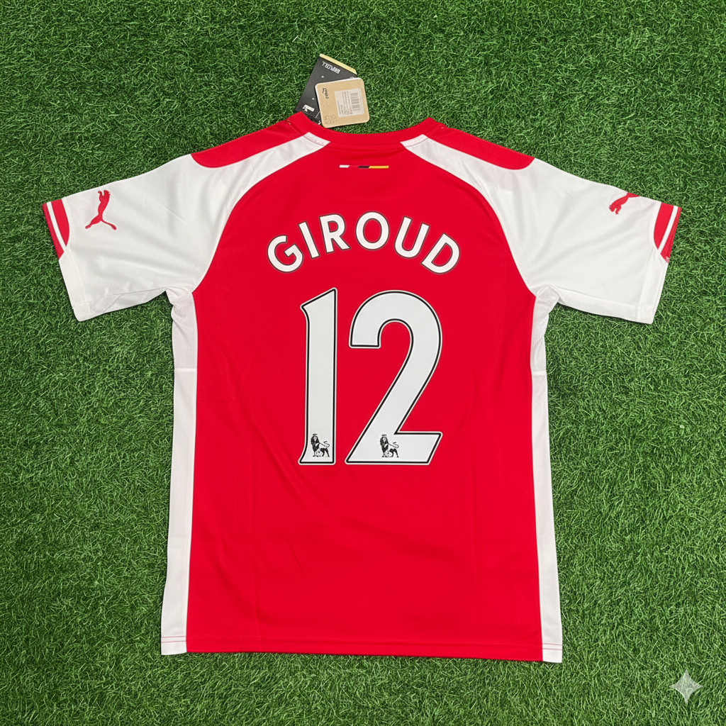 Olivier Giroud Arsenal 2014/2015 Home Football Jersey Kit