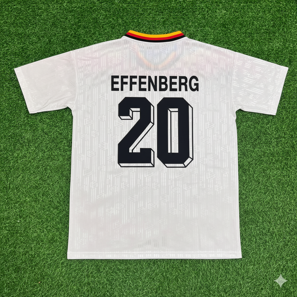 Stefan Effenberg Deutschland 1994 Weltmeisterschaft Retro Football Jersey Kit