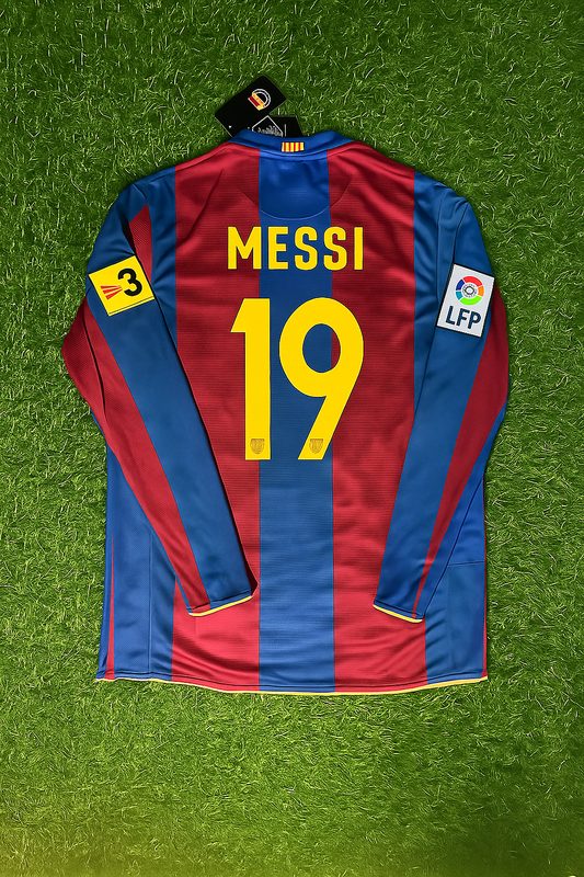 Lionel Messi Barcelona 2007 Retro Football Jersey