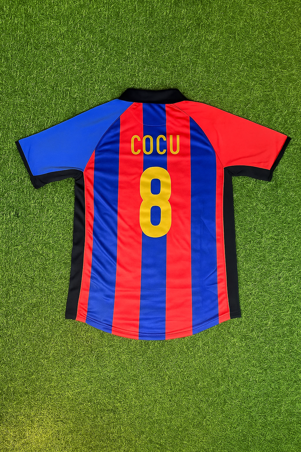 Phillip Cocu 8 – Barcelona 2001/2002 Home Retro Kit Jersey Trikot Maillot Soccer Shirt