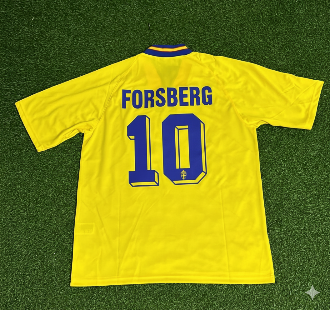 Emil Forsberg Sweden Retro Football Jersey Kit