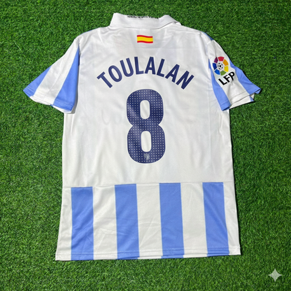 Jeremy Toulalan Málaga CF 2012/13 Retro Home Football Jersey Kit
