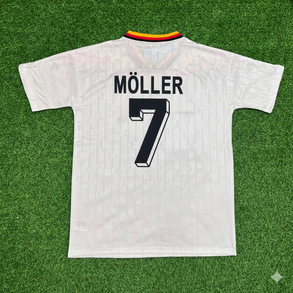 Andreas Möller Deutschland 1994 Weltmeisterschaft Retro Football Jersey Kit
