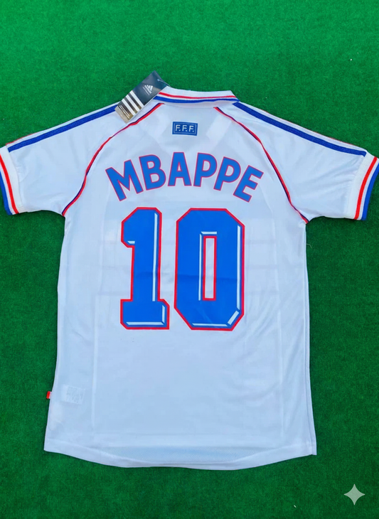 Kylian Mbappe France 1998 World Cup Retro Jersey Maillot Trikot