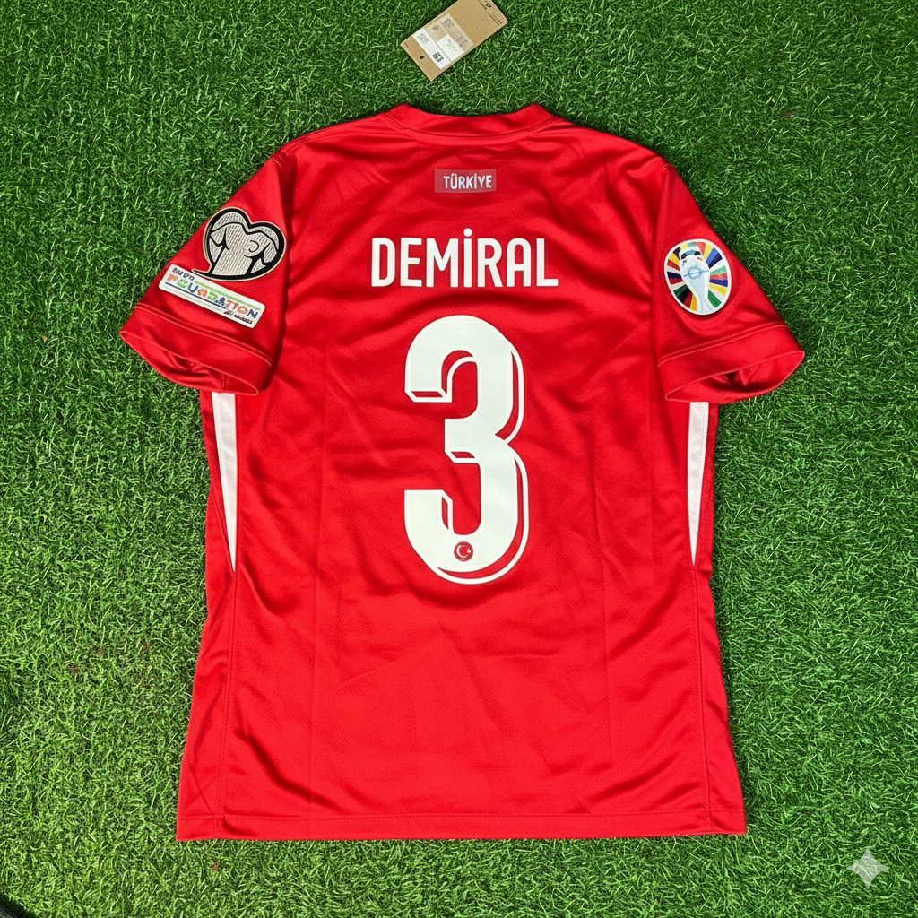 Merih Demiral Türkei Turkiye Trikot Trikot Maillot Maglia