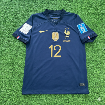 Randal Kolo Muani France 2022 World Cup Final Retro Jersey Maillot Trikot Soccer Shirt