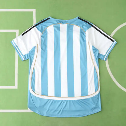 Argentina 2006 Season Home Retro Jersey Trikot Soccer Shirt