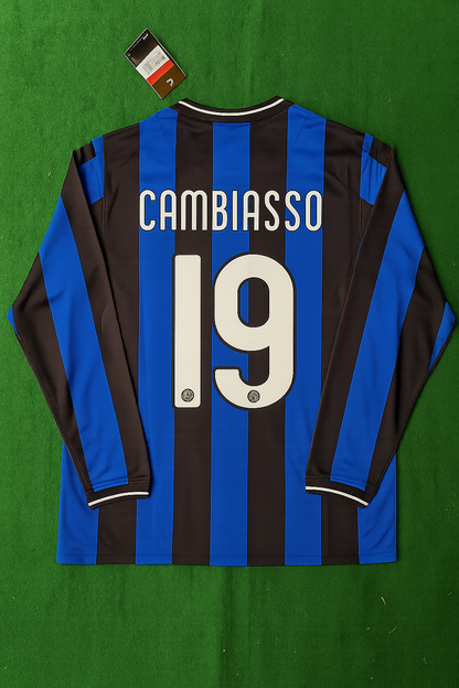 Esteban Cambiasso - Maillot Final de la Ligue des Champions Inter 2010 Trikot Maillot Maglia Maillot de Football