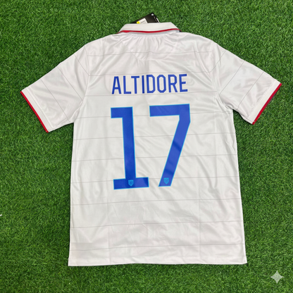 Jozy Altidore USA 2014 World Cup White Football Jersey Kit