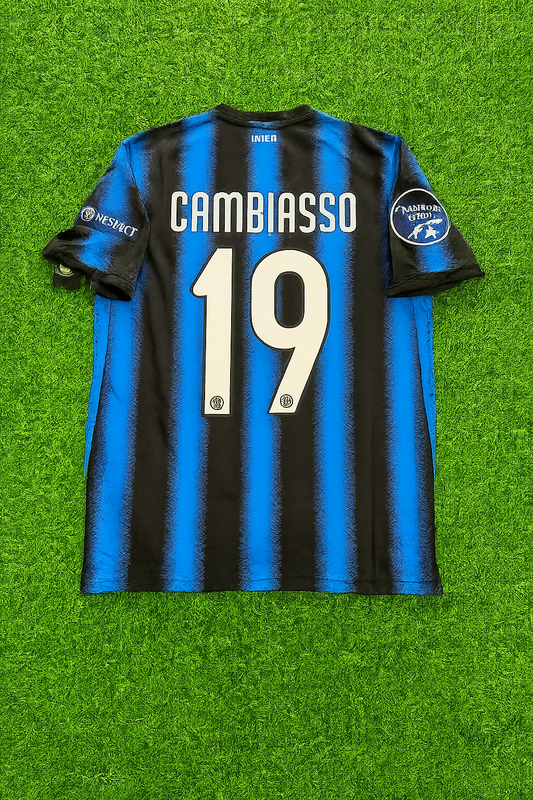 Esteban Cambiasso - Inter 2010 2011 Jersey Soccer Trikot Maillot Maglia Soccer Shirt