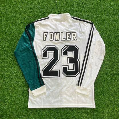 Robbie Fowler Liverpool 1995–1996 Away Retro Football Jersey Kit