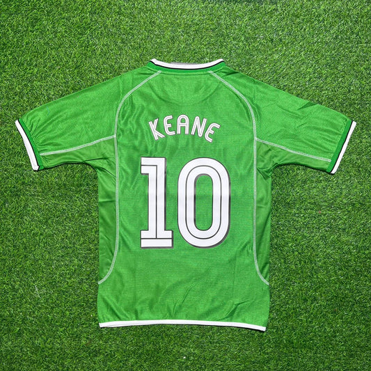 Robbie Keane Ireland 2000/2002 Retro Green Football Jersey