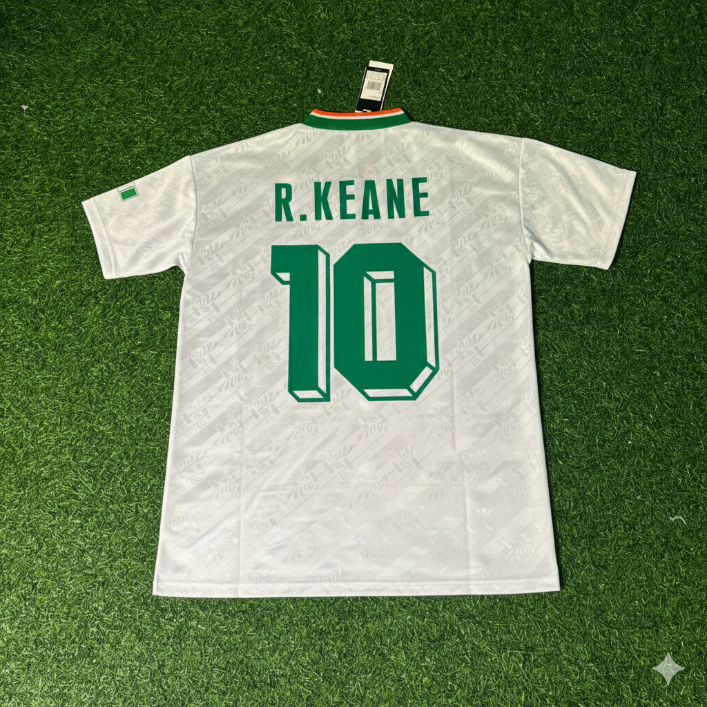 Robbie Keane Ireland Season Away Retro Football Jersey Kit