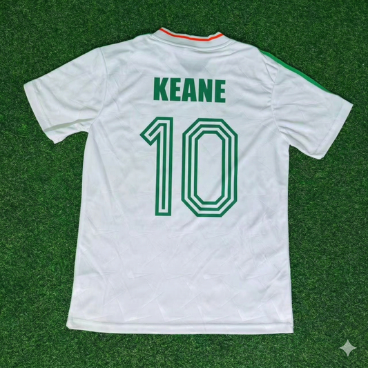 Robbie Keane Ireland White Legendary Anniversary Retro Football Jersey Kit