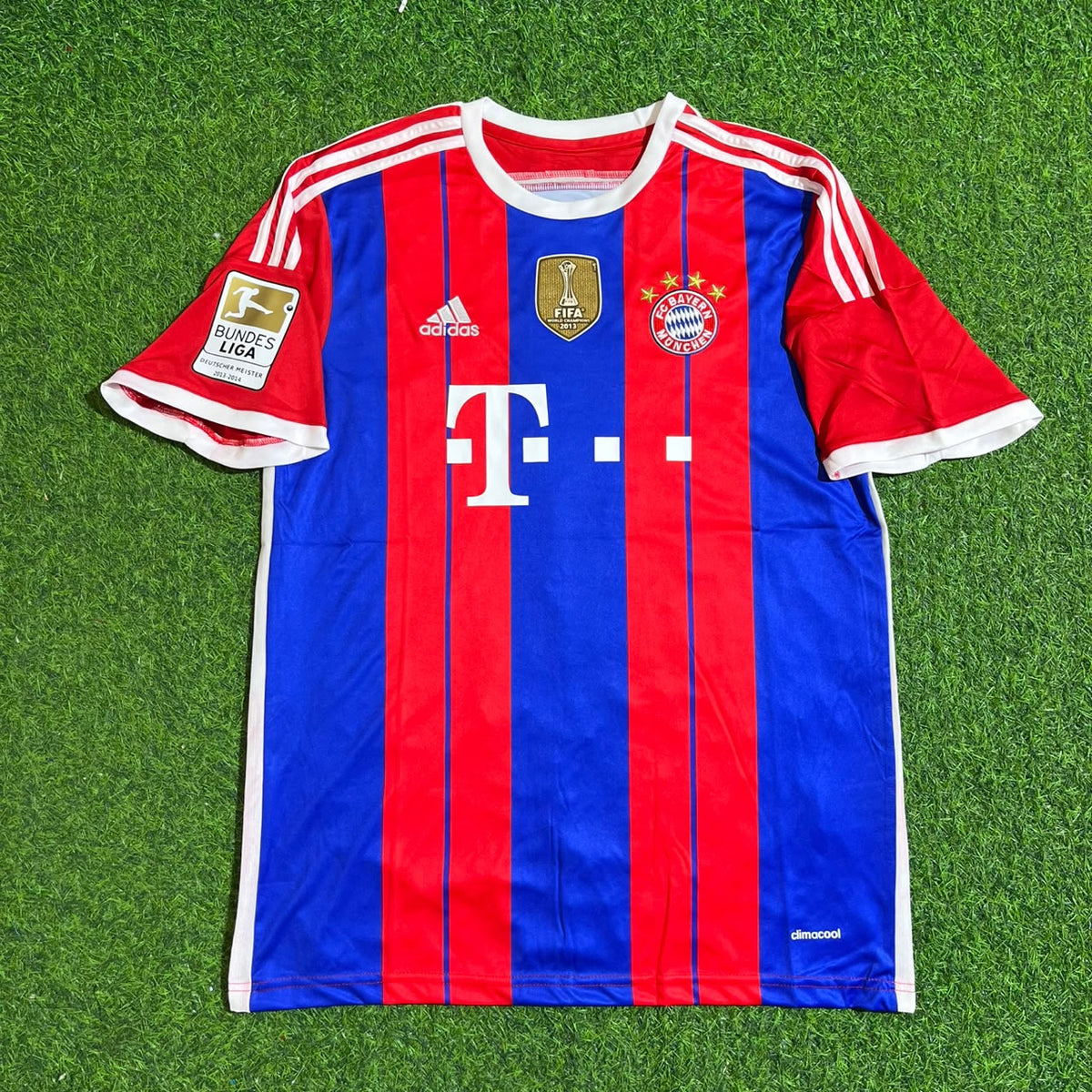 Robert Lewandowski #9 Bayern Munich 2014 2015 Home Retro Patch Jersey