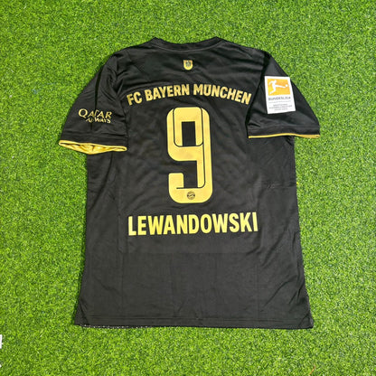 Robert Lewandowski Bayern Munich 2021-2022 Away Football Jersey